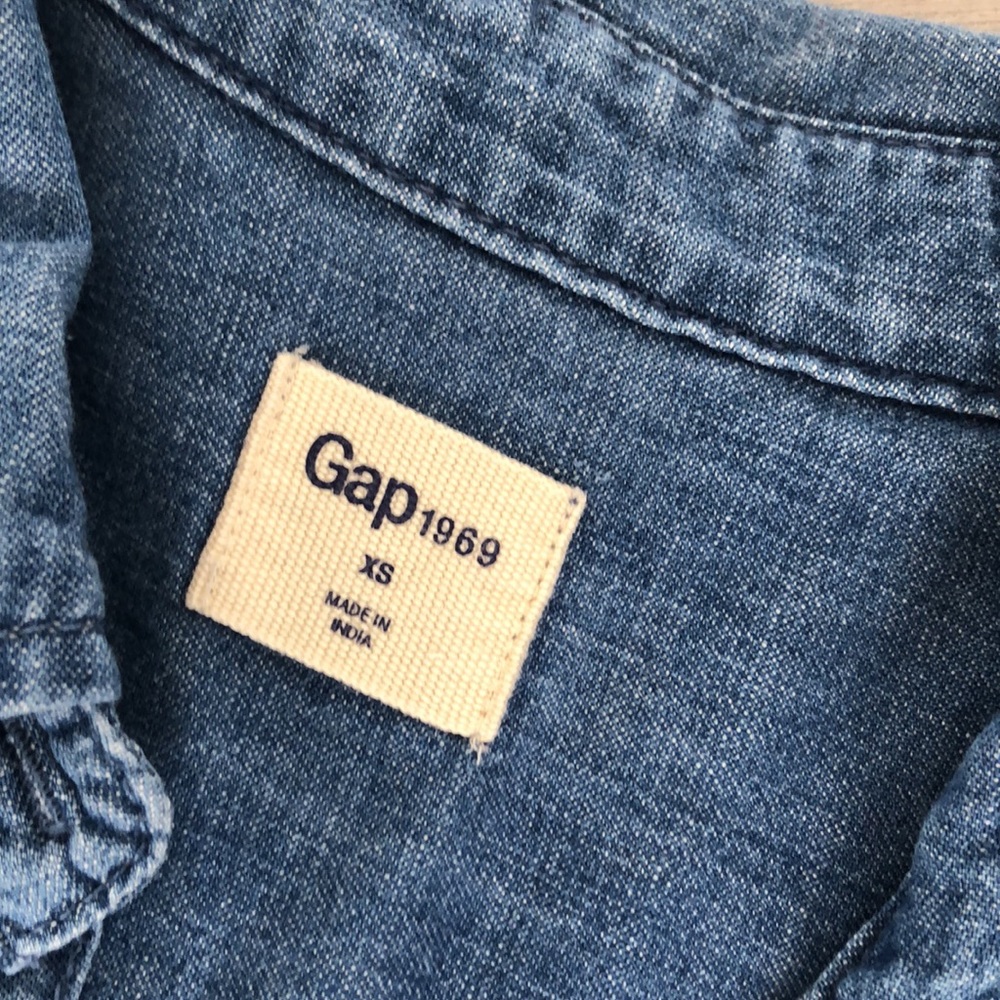 🌱Gap 1969 Classic Denim Long Sleeve - Picture 3 of 6